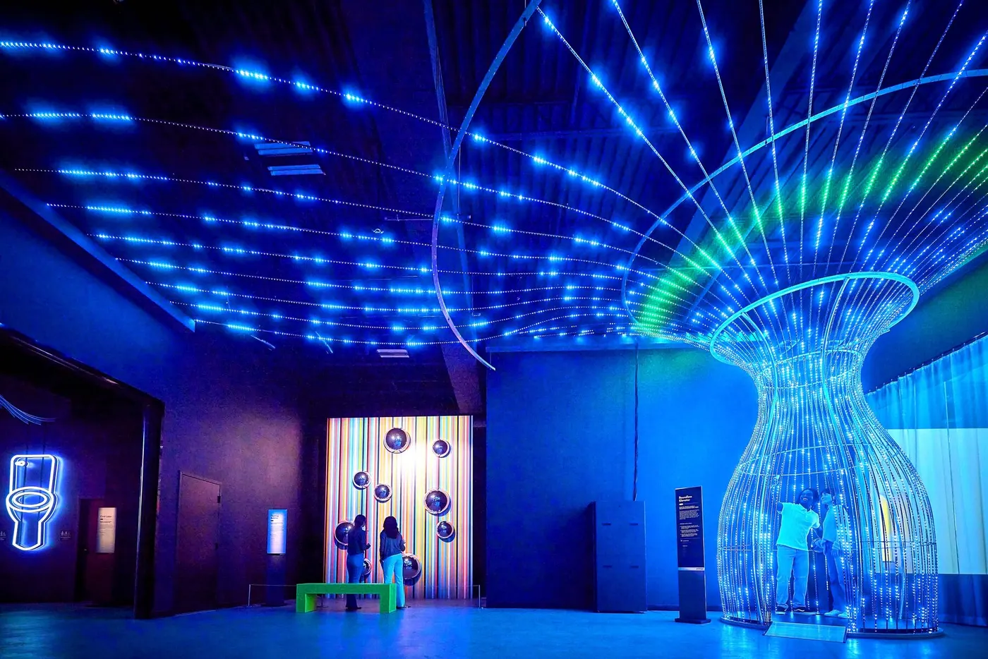 Prototype — main stage and LED installation