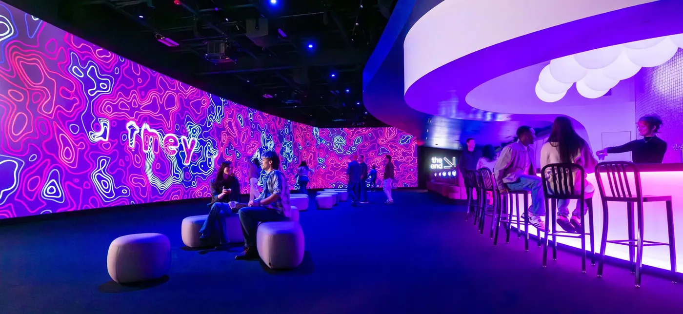 The theater space inside Prototype